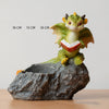 Miniature Dragon Figurines for Fairy Garden