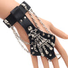 LADY GRIM  Finger Skull Claw Bracelet