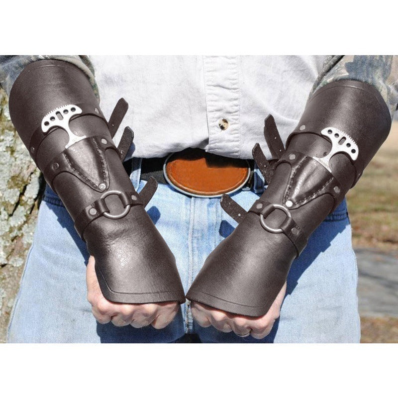 Medieval Steampunk Vintage Buckle Strap Gauntlets