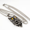 MORS NOCTUA New Punk Gothic Owl & Skull Pendant