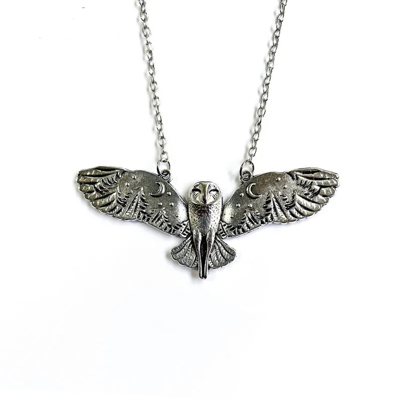 LIBERUM VOLATUS New Flying Owl  Necklace & Pendant